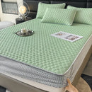 GobekUsa Cool Summer Bed Mat Set Queen - High-quality Ice Silk Fabric