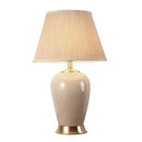 GobekUsa Ice Crack Ceramic Table Lamp for Bedroom and Study