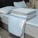 GobekUsa Cool Feeling Ice Silk Summer Quilt Set Queen - Comforter, Fitted Sheet, Pillowcase