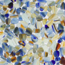 Light Blue Matte Beach Glass Mosaics 12x12