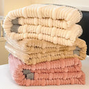 GobekUsa Cozy Faux Rabbit Plush Blanket, Nordic Style, Thick & Warm, Super Soft Nap Shawl