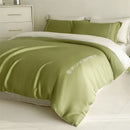 GobekUsa Cotton Embroidery Bedding Set, 4Pcs Duvet Cover Kit for Double Bed
