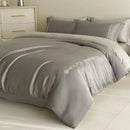 GobekUsa Cotton Embroidery Bedding Set, 4Pcs Duvet Cover Kit for Double Bed