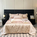 GobekUsa Ice Silk Summer Quilt - High-End Cooling Blanket for Single Double Bed