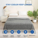 GobekUsa Super Soft Cooling Blanket King Size Skin-Friendly Quilted Bedspread