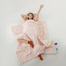 GobekUsa Cooling Fabric Double-Sided Summer Blanket - Light Cooled Comforter