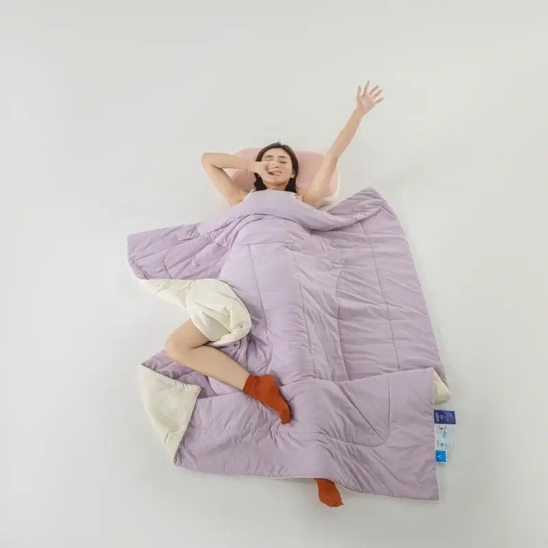 GobekUsa Cooling Fabric Double-Sided Summer Blanket - Light Cooled Comforter, photo 7 of 11