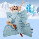 GobekUsa Cooling Fabric Double-Sided Summer Blanket - Light Cooled Comforter