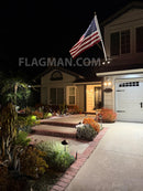 8' Non Tangle Outrigger Aluminum Flagpole Kit - Light Commercial Use by Flagman of America