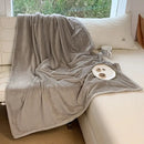 GobekUsa Coral Velvet Summer Blanket: Extra Soft, Skin-friendly, Machine Washable
