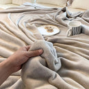 GobekUsa Coral Velvet Summer Blanket: Extra Soft, Skin-friendly, Machine Washable