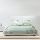 GobekUsa Eucalyptus Lyocell Soft Silky Cool Bedding Set with Leaves Embroidery