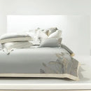 GobekUsa Eucalyptus Lyocell Soft Silky Cool Bedding Set with Leaves Embroidery