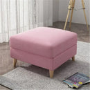 GobekUsa Jacquard Square Stool Cover for Living Room Office Home Decor