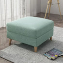 GobekUsa Jacquard Square Stool Cover for Living Room Office Home Decor