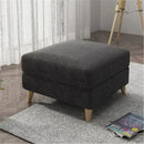 GobekUsa Jacquard Square Stool Cover for Living Room Office Home Decor