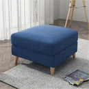 GobekUsa Jacquard Square Stool Cover for Living Room Office Home Decor