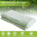 GobekUsa Bamboo Knitted Cooling Blanket - Queen Size