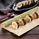 Light green bamboo sushi rolling mat set kitchen diy tool by Decorbites