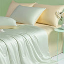 GobekUsa Cool Ice Silk Summer Quilt Set for Single Double Beds