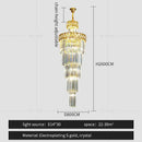 GobekUsa Light Luxury Crystal Chandelier for Elegant Living Spaces