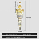 GobekUsa Light Luxury Crystal Chandelier for Elegant Living Spaces