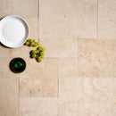 Light Standard Tumbled French Pattern Travertine Pavers Various