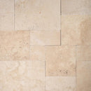 Light Standard Tumbled French Pattern Travertine Pavers Various