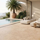 Light Standard Tumbled Travertine Pavers 16x16