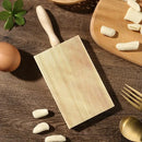 Light wood ridged garganelli board kitchen pasta maker tool by Decorbites