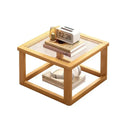 GobekUsa Glass Coffee Table Set for Small Apartment Living