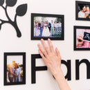 Wooden Led Family Tree - Black Ember