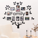 Wooden Led Family Tree - Black Ember