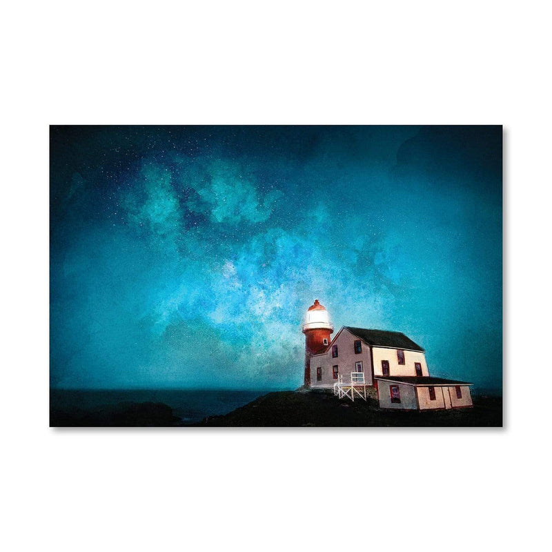 Lighthouse and the Stars Canvas