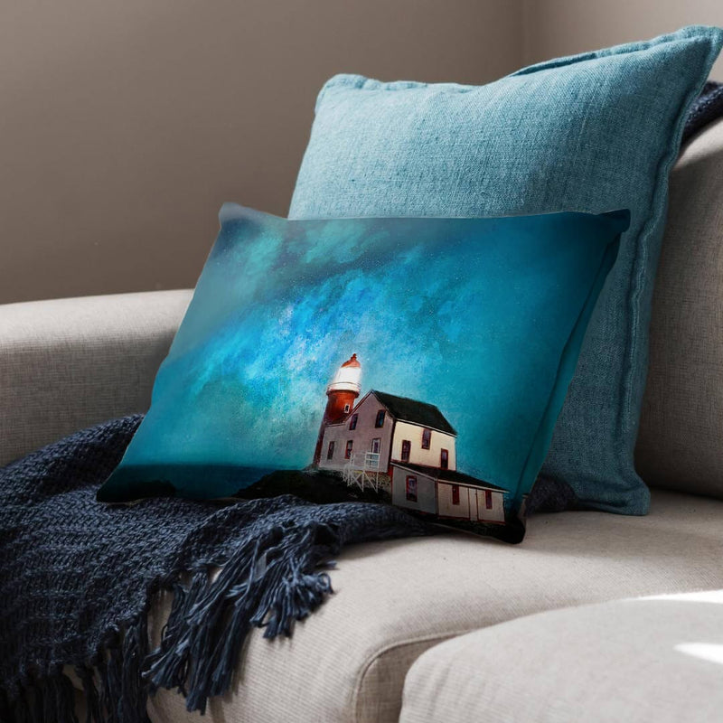 Lighthouse and the Stars Cushion