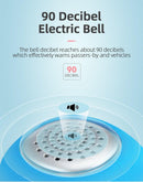 Lightweight Portable Bicycle Bell Electric Horn Mountain Bike Bell Accessories 90dB Cycling Handlebar Silica Gel Shell Electric Cycling Bells Water Resistant Cycling Bells Horn Loud Bicycle Horns Bicycle Accessories