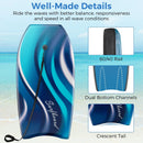 33/37/41 Inches Lightweight Body Board Boogie Board with EPS Core XPE Deck HDPE Bottom by LJGDeals