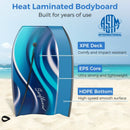 33/37/41 Inches Lightweight Body Board Boogie Board with EPS Core XPE Deck HDPE Bottom by LJGDeals