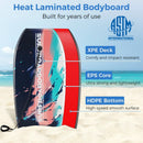 33/37/41 Inches Lightweight Body Board Boogie Board with EPS Core XPE Deck HDPE Bottom Multicolor2 by LJGDeals