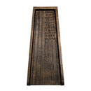 Bronze American Flag 24-in Cast Aluminum Downspout Gutter Splash Block