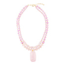 Lilac Jade Statement Necklace