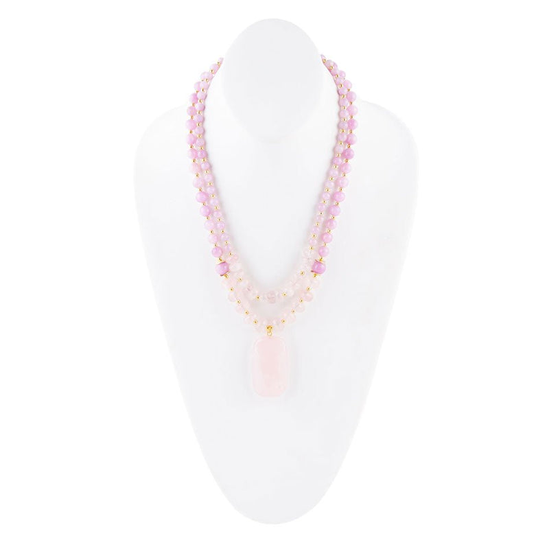 Lilac Jade Statement Necklace