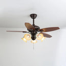 Lily Bloom Decorative Flower Ceiling Fan Lights