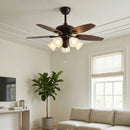 Lily Bloom Decorative Flower Ceiling Fan Lights
