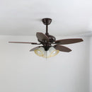 Lily Bloom Decorative Flower Ceiling Fan Lights