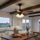 Lily Bloom Decorative Flower Ceiling Fan Lights