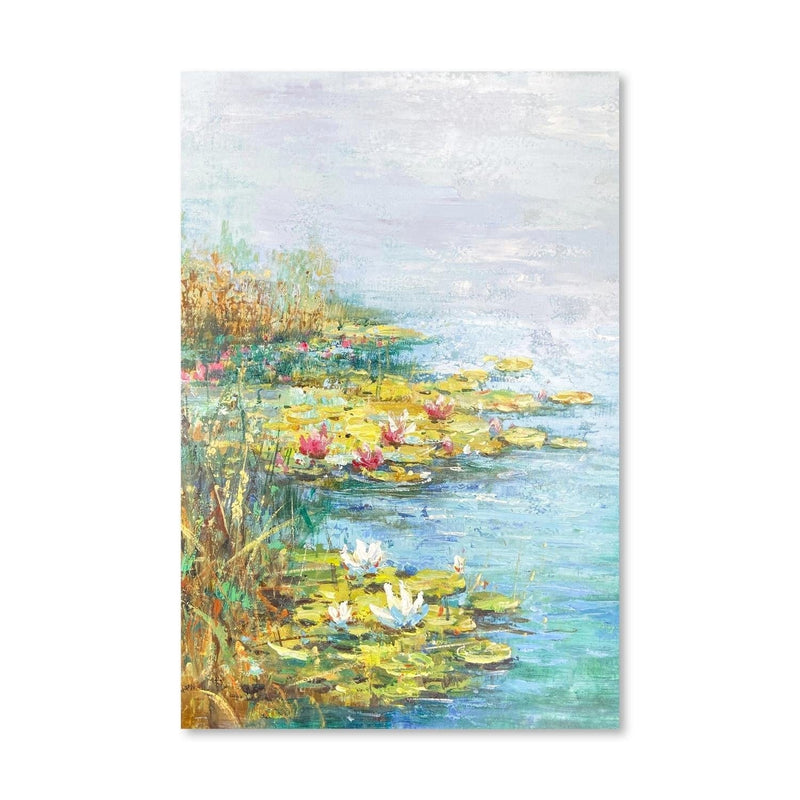 Lilypads Oil Painting