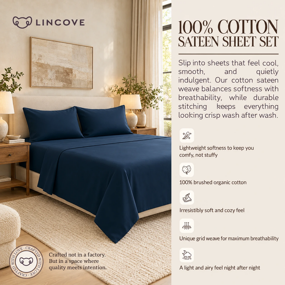 100% Cotton Sheet Set | Luxe Hotel Collection, photo 11 of 40