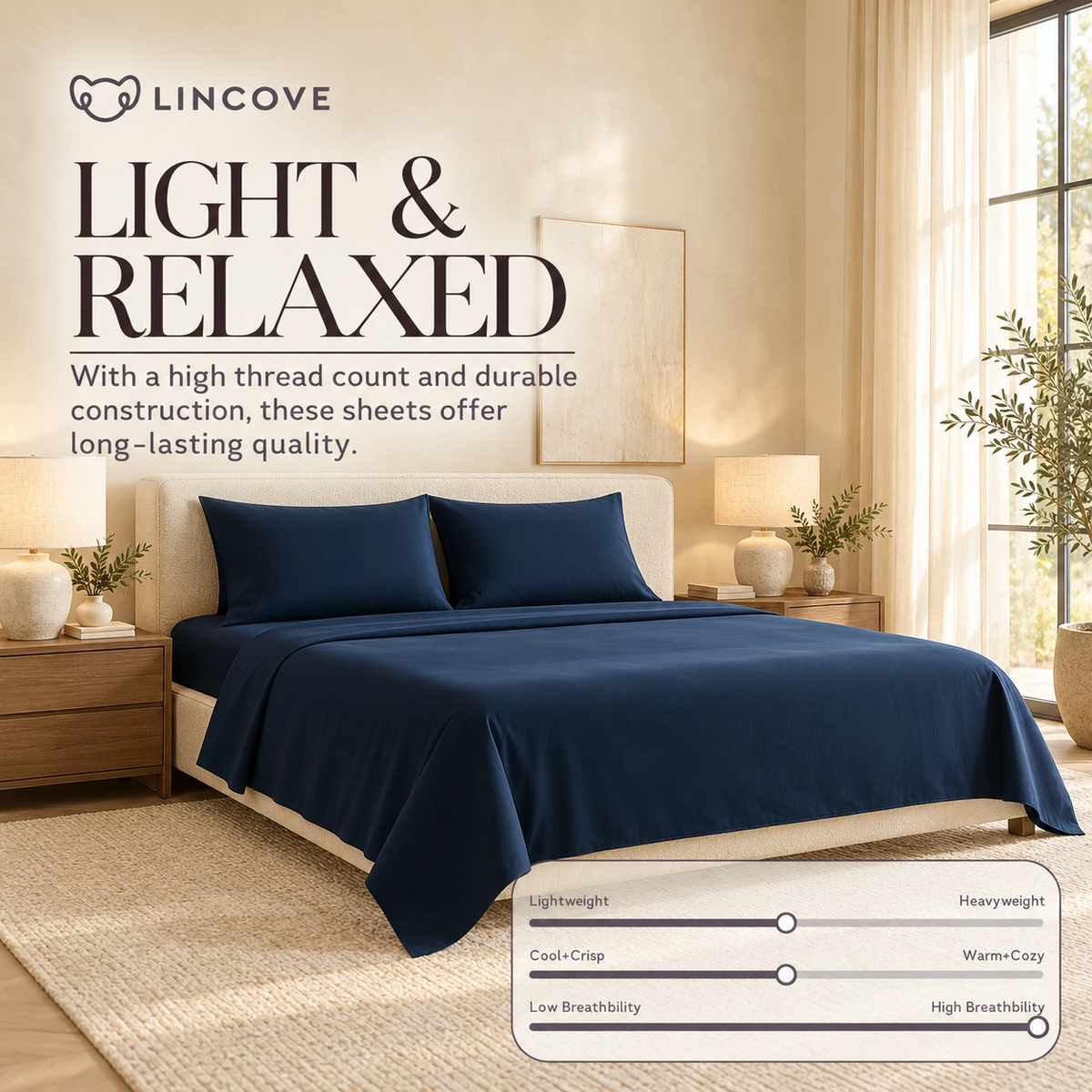 100% Cotton Sheet Set | Luxe Hotel Collection, photo 9 of 40