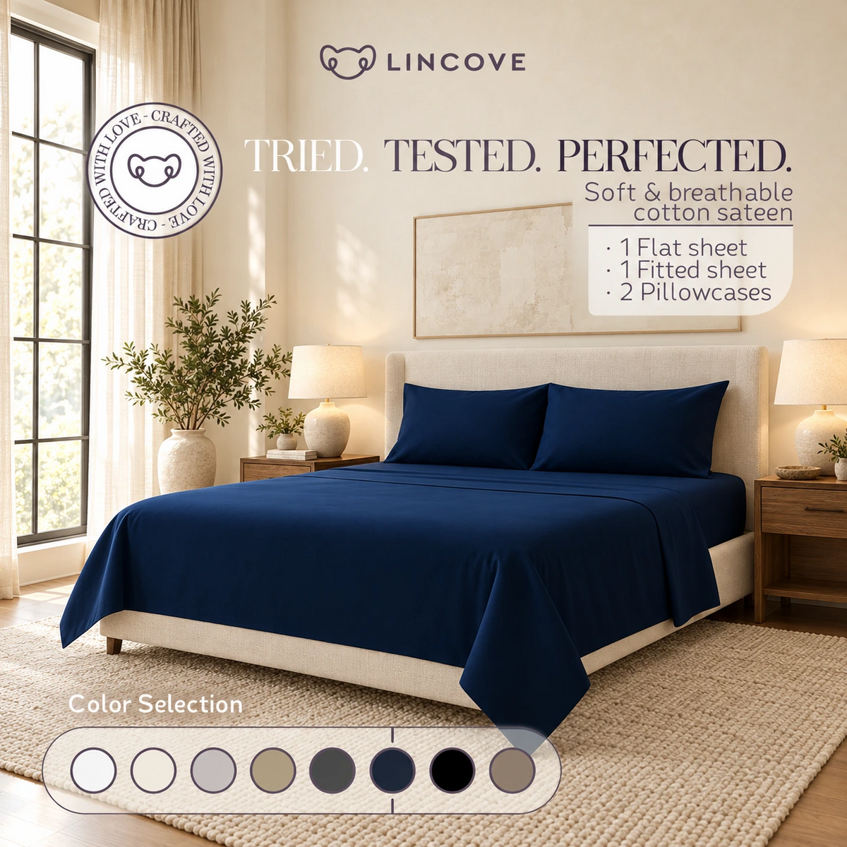 100% Cotton Sheet Set | Luxe Hotel Collection, photo 10 of 40